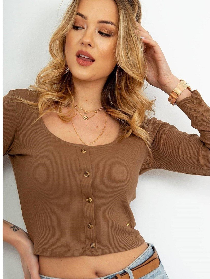 Blouse brown You don't know me G-094. R41