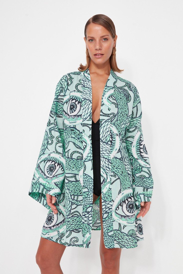 Trendyol Kimono & Caftan - Multi-color - Regular fit