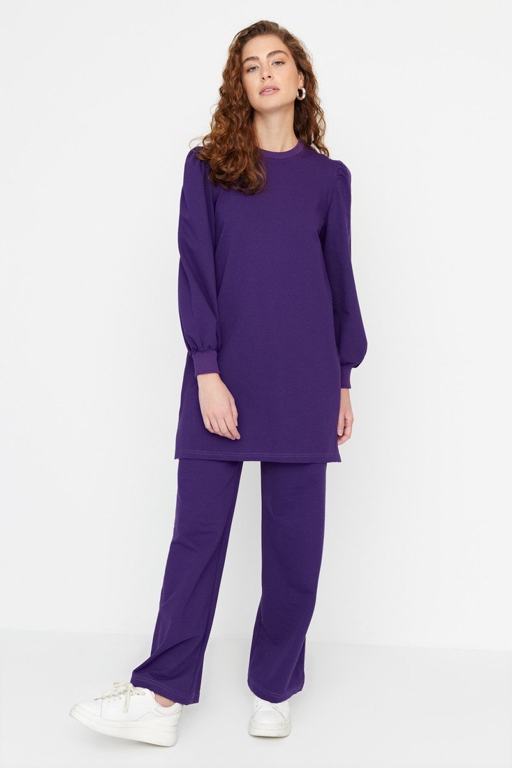 Trendyol Two-Piece Set - Purple - Oversize