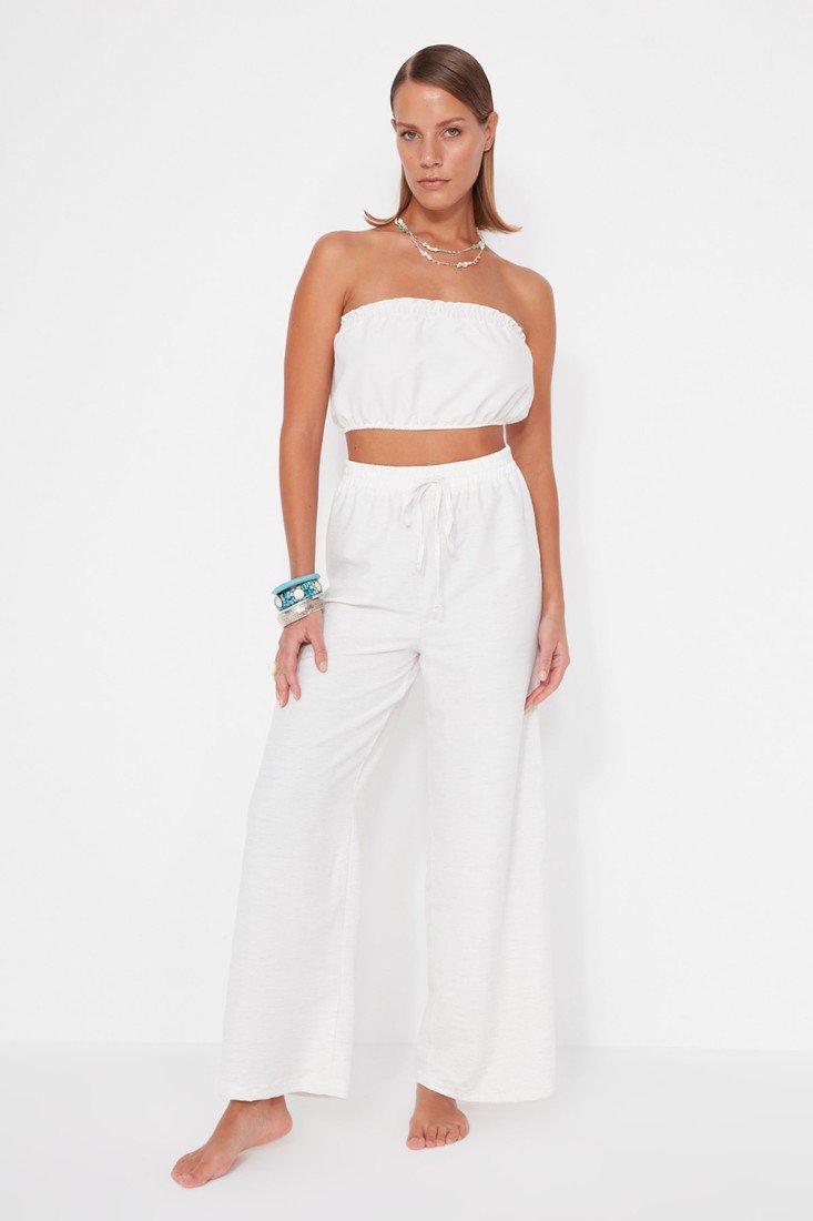 Trendyol Two-Piece Set - White - Fitted