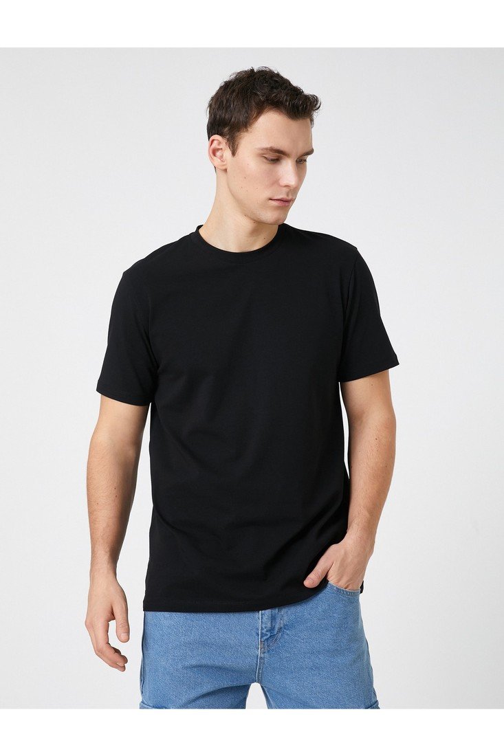 Koton Basic T-Shirt Short Sleeve Crew Neck Slim Fit