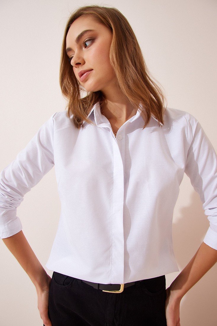 Happiness İstanbul Shirt - White - Regular fit
