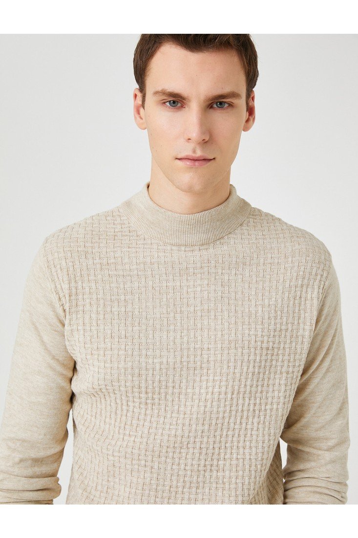 Koton Knitwear Sweater Half Turtleneck Slim Fit