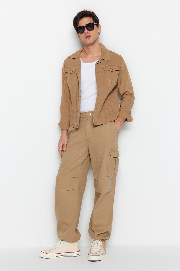 Trendyol Pants - Beige - Loose