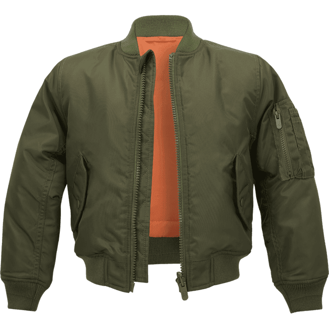 Brandit Bunda dětská Kids MA1 Jacket olivová 122/128