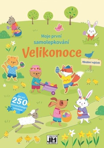 Moje první samolepkování Velikonoce