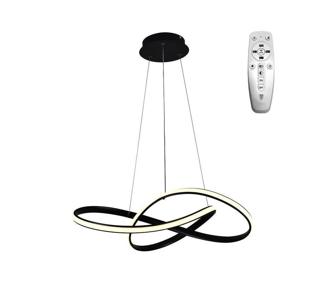 LED Stmívatelný lustr na lanku LED/70W/230V 3000-6500K + dálkové ovládání