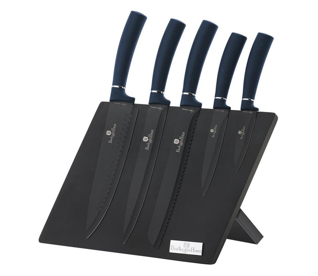 BerlingerHaus BerlingerHaus - Sada nerezových nožů s magnetickým stojanem 6 ks modrá/černá