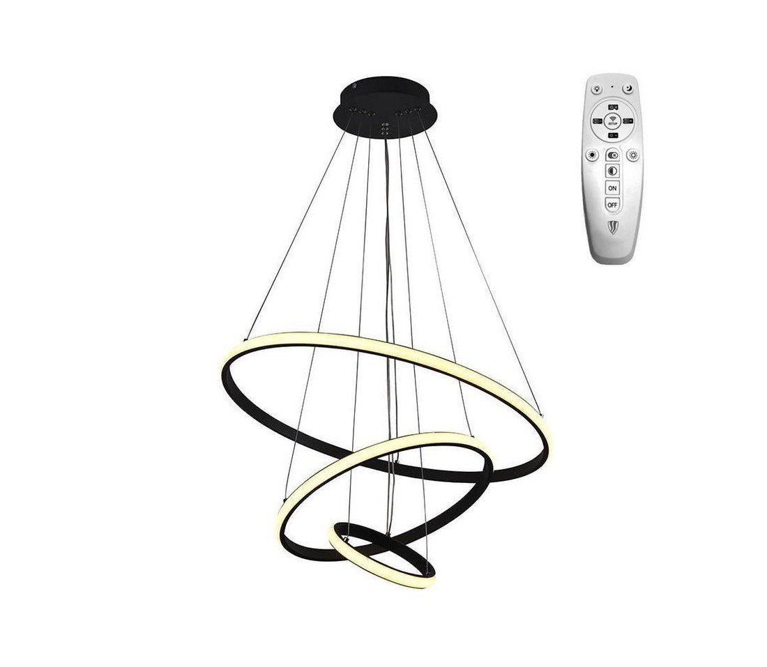 LED Stmívatelný lustr na lanku LED/90W/230V 3000-6500K + dálkové ovládání