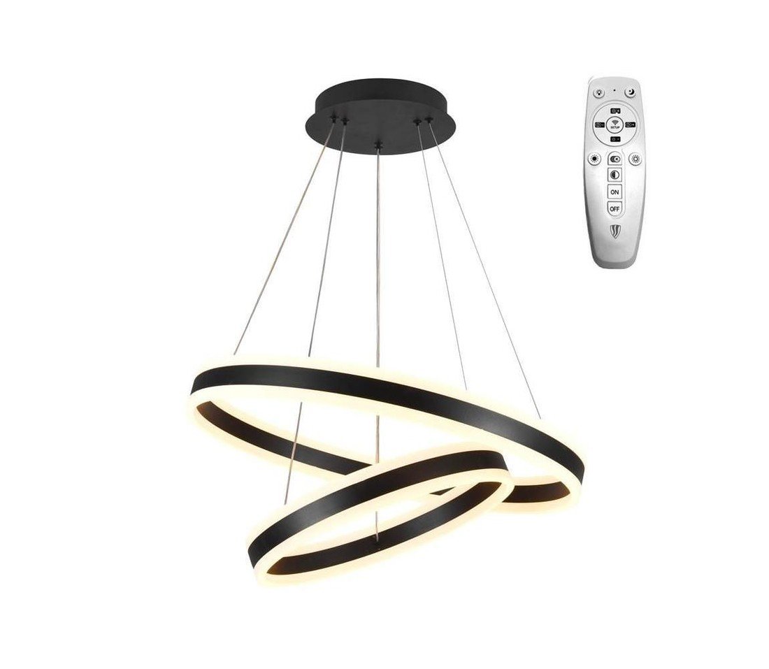 LED Stmívatelný lustr na lanku LED/135W/230V 3000-6500K + dálkové ovládání