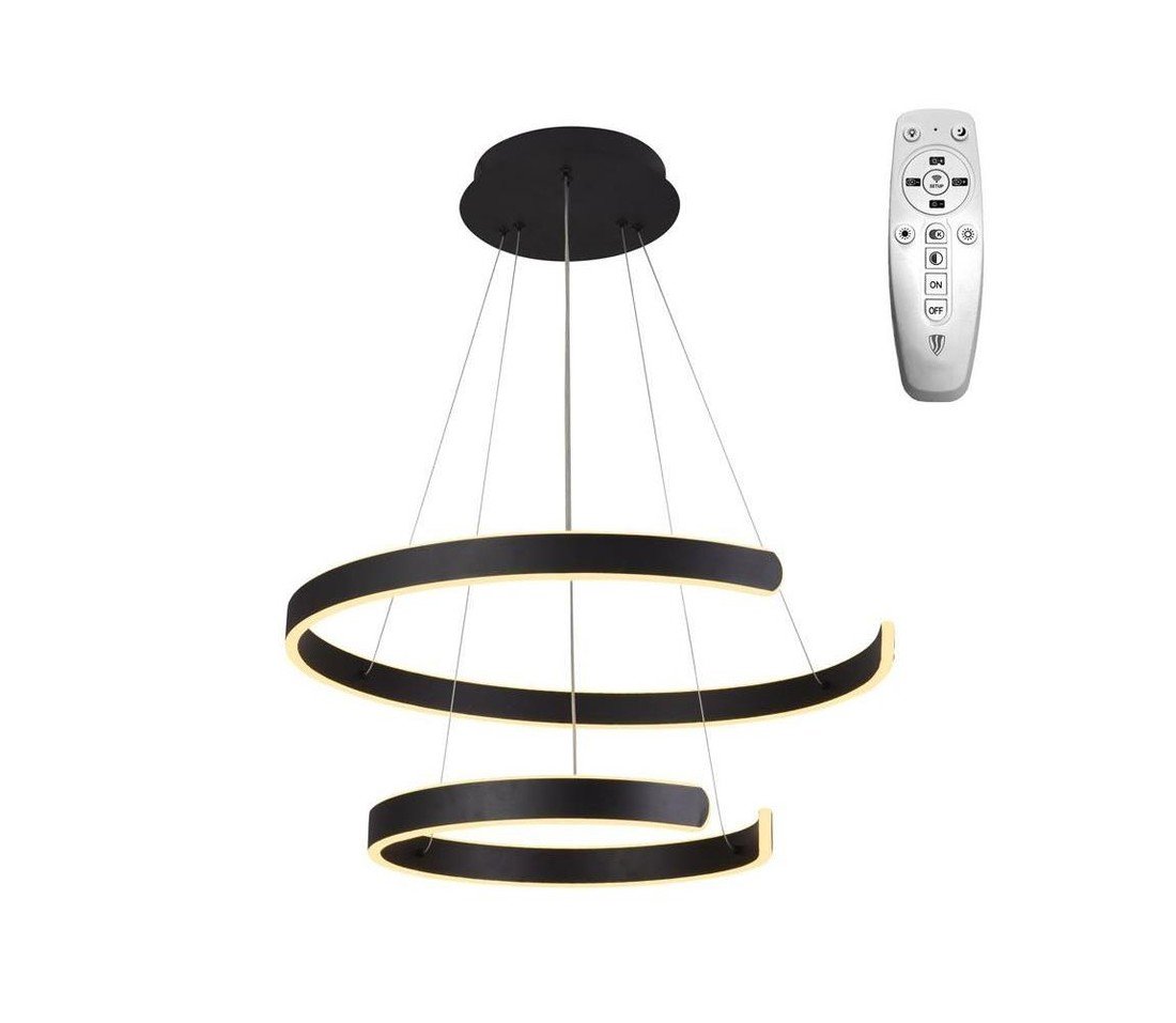 LED Stmívatelný lustr na lanku LED/120W/230V 3000-6500K + dálkové ovládání