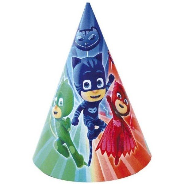 ČEPIČKY PJ MASKS 6ks