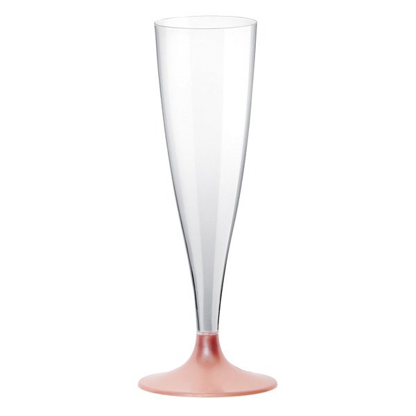 Skleničky na sekt Rose Gold 10 ks