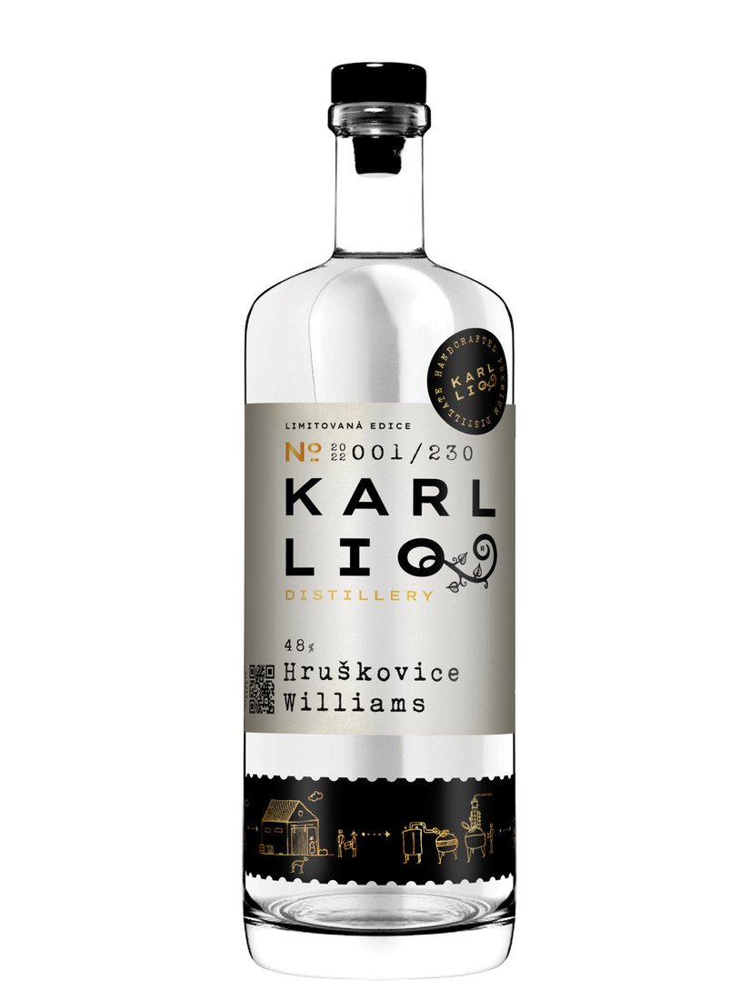 KarlLIQ distillery Karlliq Hruškovice Williams 48% 0,5l