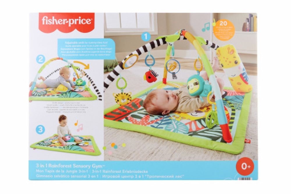 Fisher-Price Hrací dečka se žirafou 3 v 1 HJW08