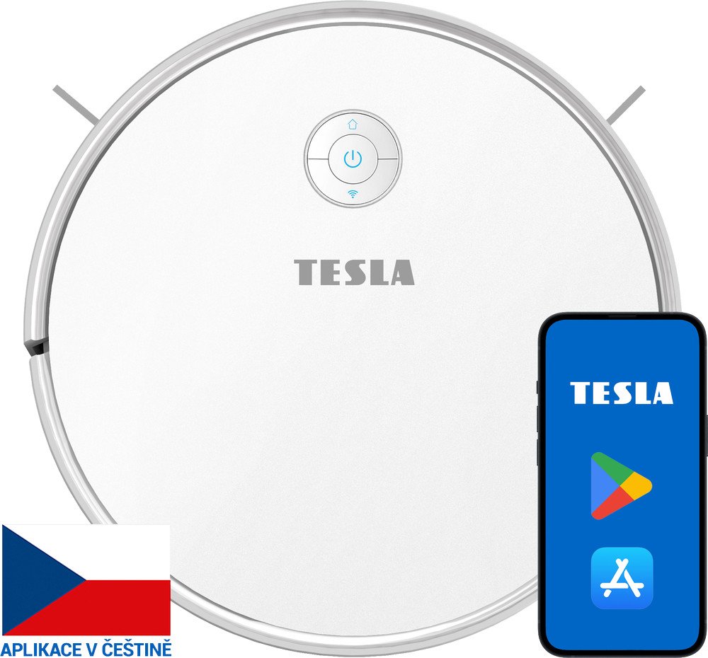 TESLA robotický vysavač iQ400, white