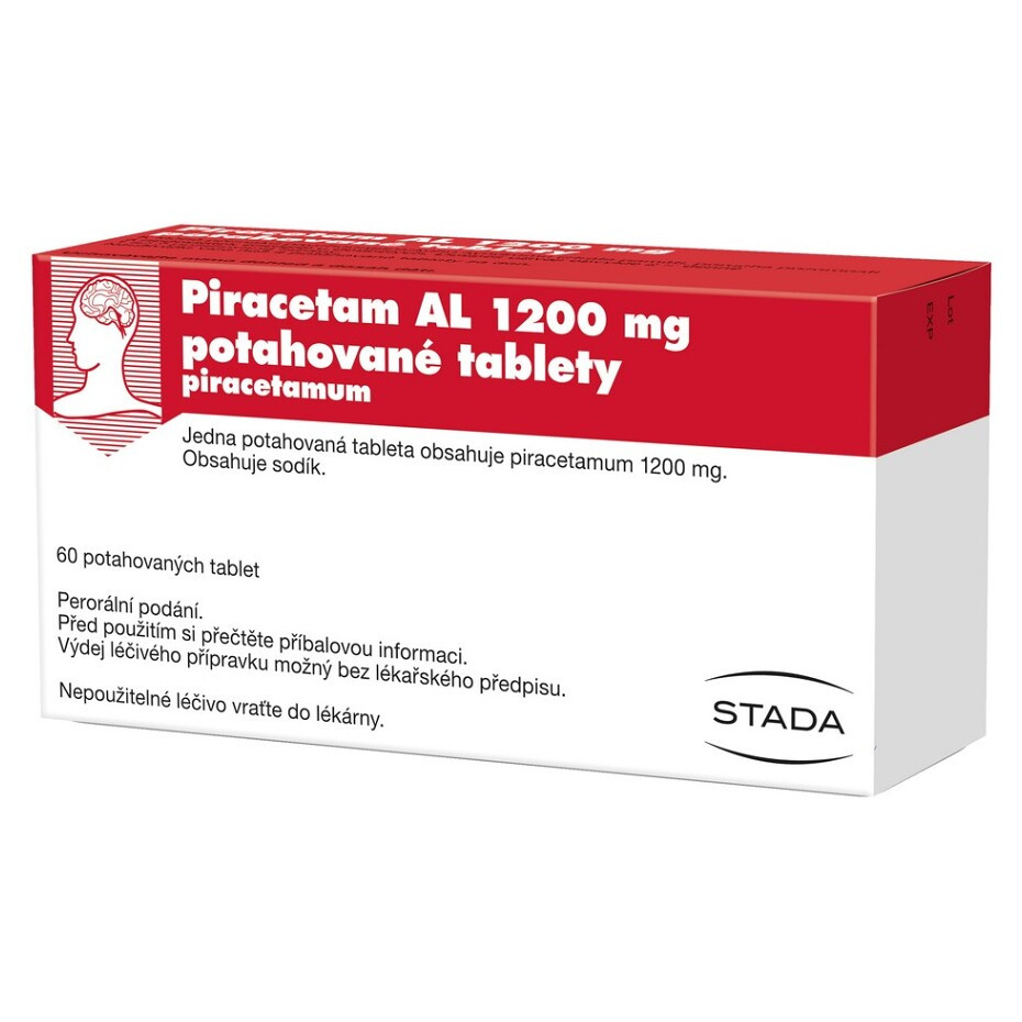 Piracetam Al 1200mg potahované tablety 60