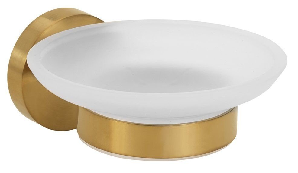 SAPHO X-ROUND GOLD mýdlenka mléčné sklo, zlato mat XR803GB