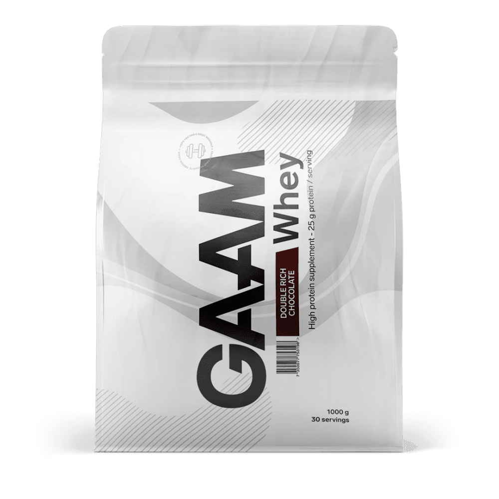 GAAM 100% whey premium double rich chocolate protein 1 kg