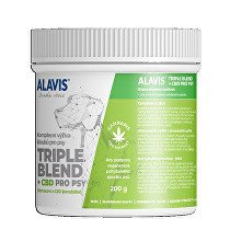 Alavis Triple Blend + CBD pro psy 200g