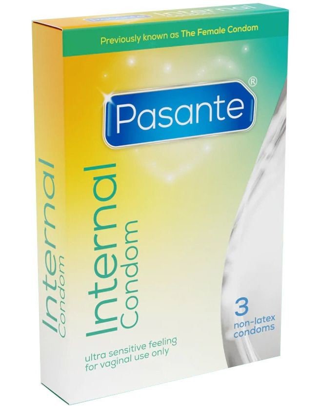 Pasante Kondomy pro ženy Internal Condom - Pasante (3 ks)