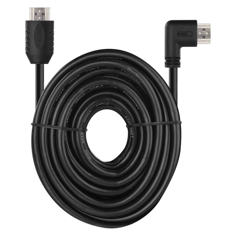 Emos Hdmi kabel Hdmi 2.0 high speed A – A 90° 5 m
