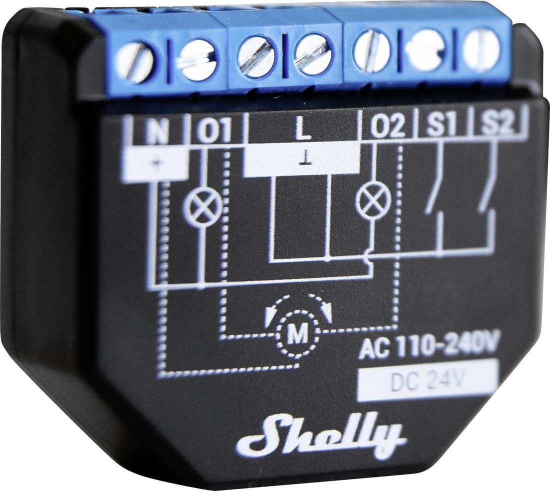 Shelly Plus 2PM  spínač pohonu  Wi-Fi, Bluetooth