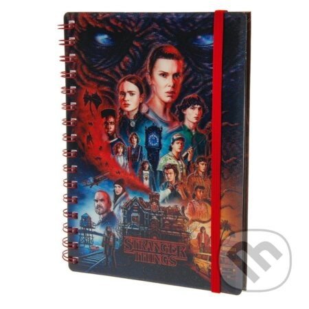 Blok 3D kroužkový Stranger Things 4