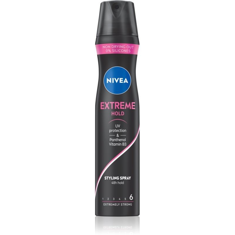 Nivea Extreme Hold lak na vlasy se silnou fixací 250 ml