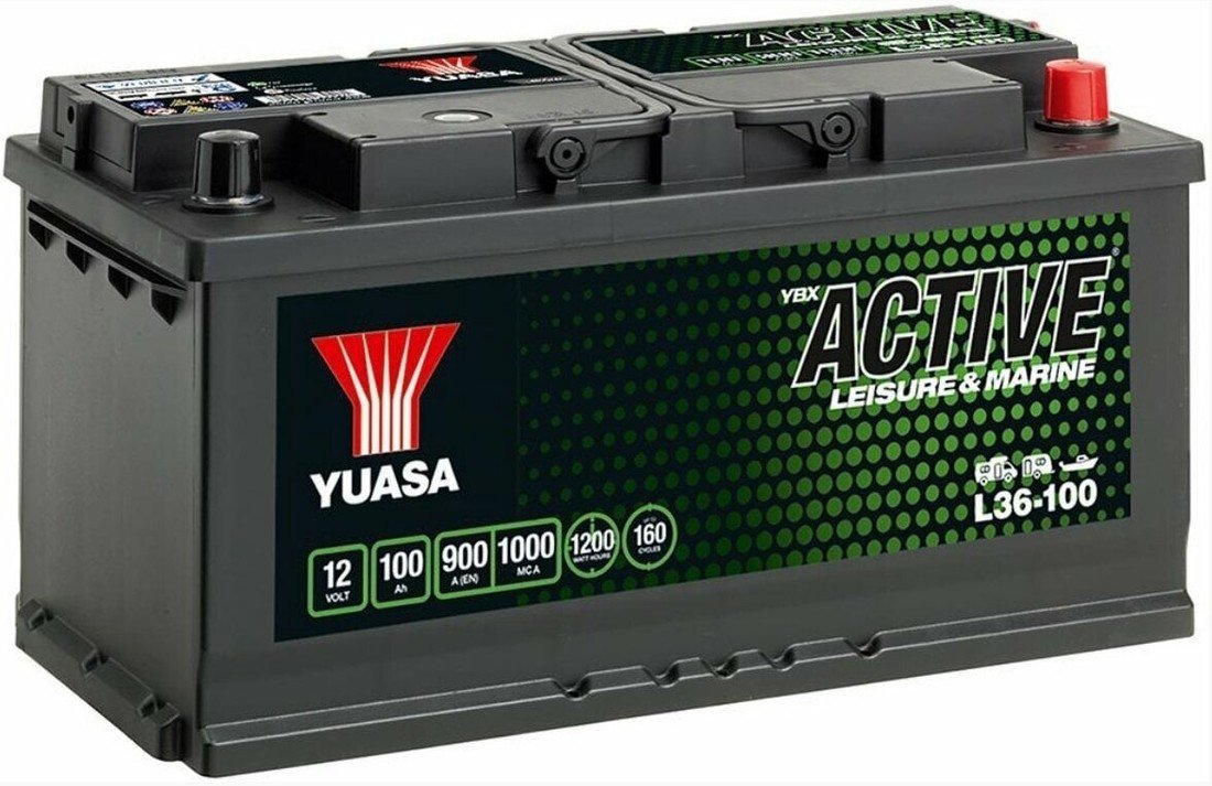 Yuasa Battery L36-100 12V 100Ah 900A Active Leisure Battery