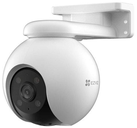 EZVIZ IP kamera H8 Pro 2K/ PTZ/ Wi-Fi/ 3Mpix/ krytí IP65/ objektiv 4mm/ H.265/ IR přísvit až 30m/ bílá, CS-H8-R100-1H3WKFL(4mm)
