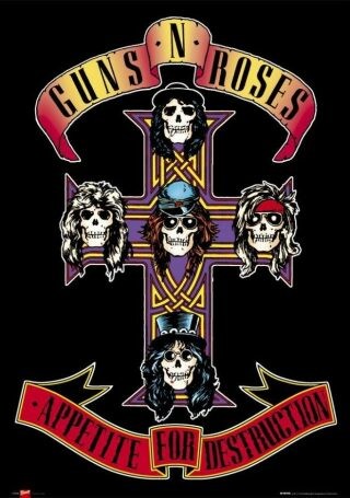 Plakát 61x91,5cm - Guns'N'Roses - Appetite