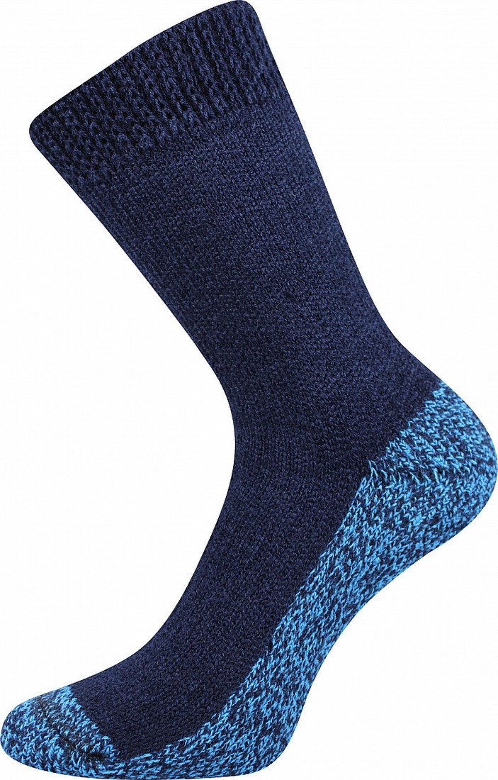 Teplé ponožky Boma tmavě modré (Sleep-darkblue) L