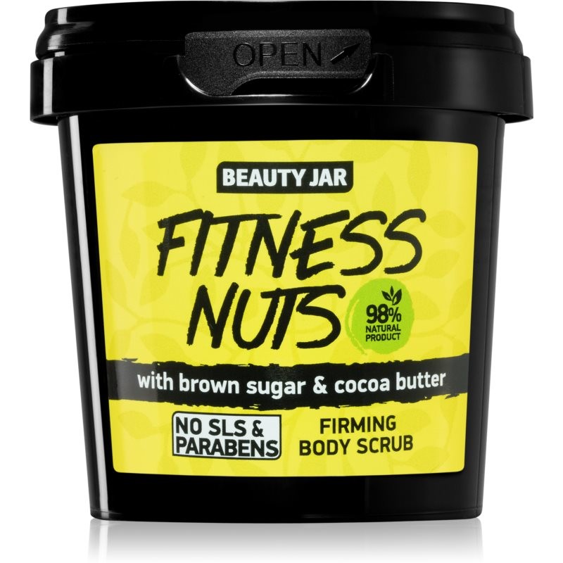 Beauty Jar Fitness Nuts cukrový tělový peeling 200 g