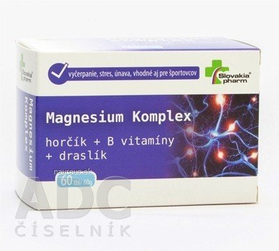 Biomedica, spol. s r.o. Slovakiapharm Magnesium Komplex tbl 1x60 ks 60 ks