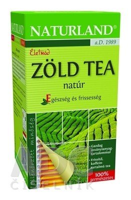 NATURLAND Magyarország Kft. Naturland ZELENÝ ČAJ 20x1,5 g (30 g)