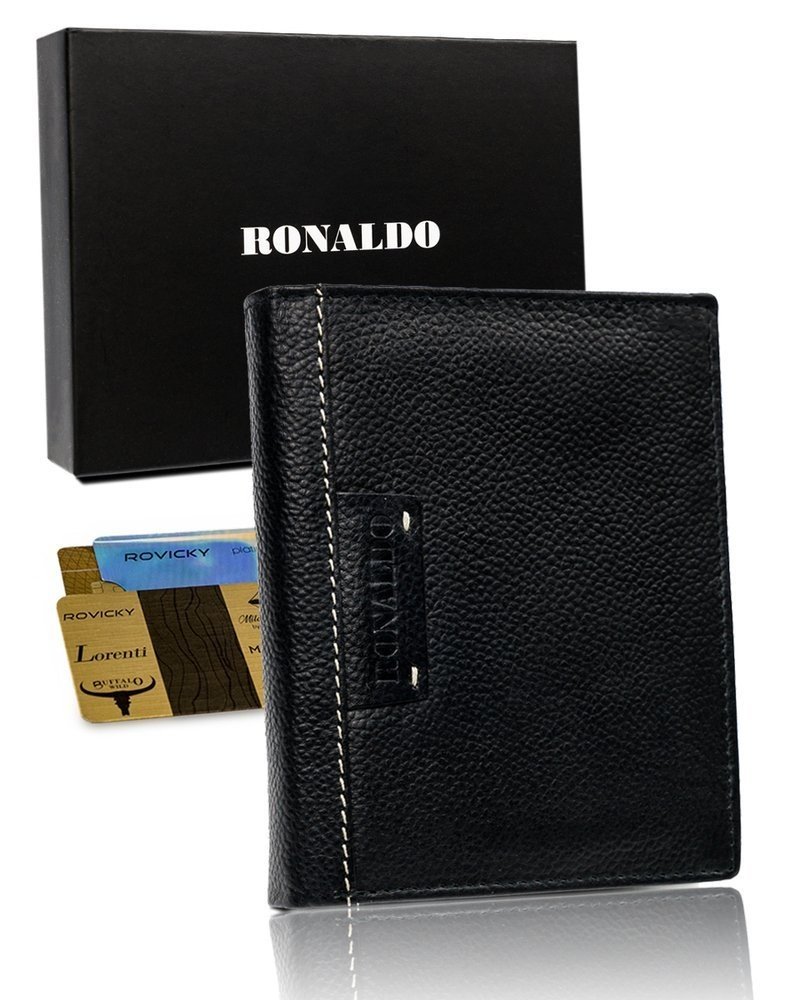 Ronaldo Pánská peněženka Lilal černá Univerzální