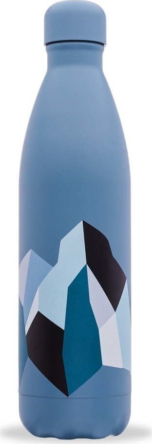Modrá cestovní nerezová lahev 750 ml ALTITUDE x Severine Dietrich - Qwetch