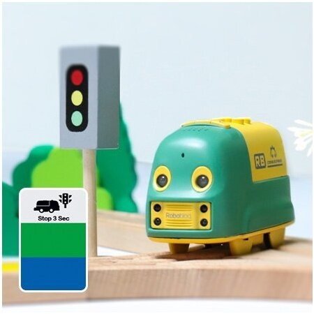 Robobloq 11000001 MINT Roboter Eisenbahn Coding Express  a  Tracks programování, hračky výuková sada od 3 let