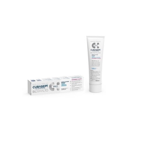 Curasept Biosmalto mousse reminalizující krém jahoda 50 ml