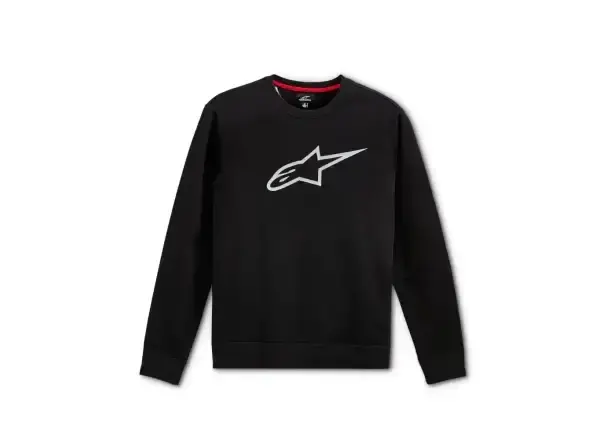 ALPINESTARS mikina AGELESS CREW Fleece black/grey