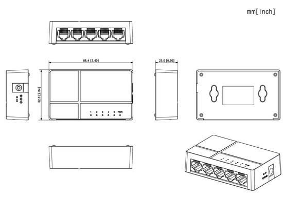 Dahua PFS3005-5GT-L-V2, PFS3005-5GT-L-V2