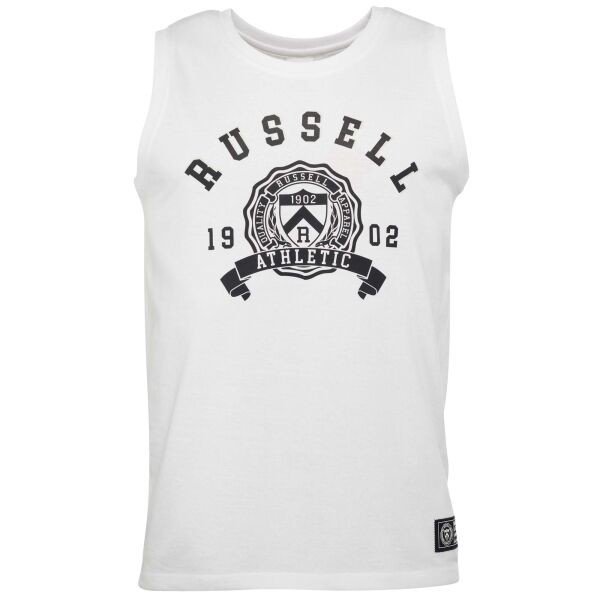 Russell Athletic VEST M Pánské tričko, bílá, velikost XXXL
