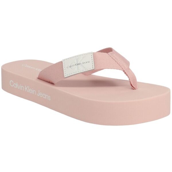 Calvin Klein FLATFORM FLIPFLOP Dámské žabky, růžová, velikost 38