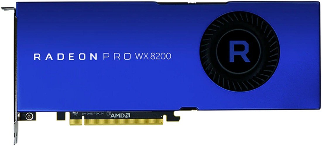 AMD Radeon Pro WX 8200, 8GB HBM2 - 100-505956