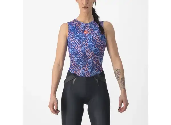 Castelli Pro Mesh 4 W Sleeveless dámské triko bez rukávů Violet Mist vel. S