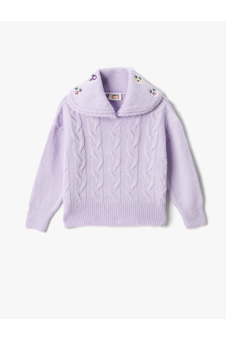 Koton Sweater - Purple - Regular fit