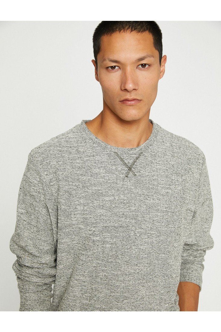 Koton Basic Gray Sweater Crew Neck