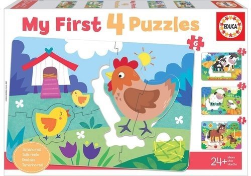 Moje první puzzle Maminky a mláďátka 4v1