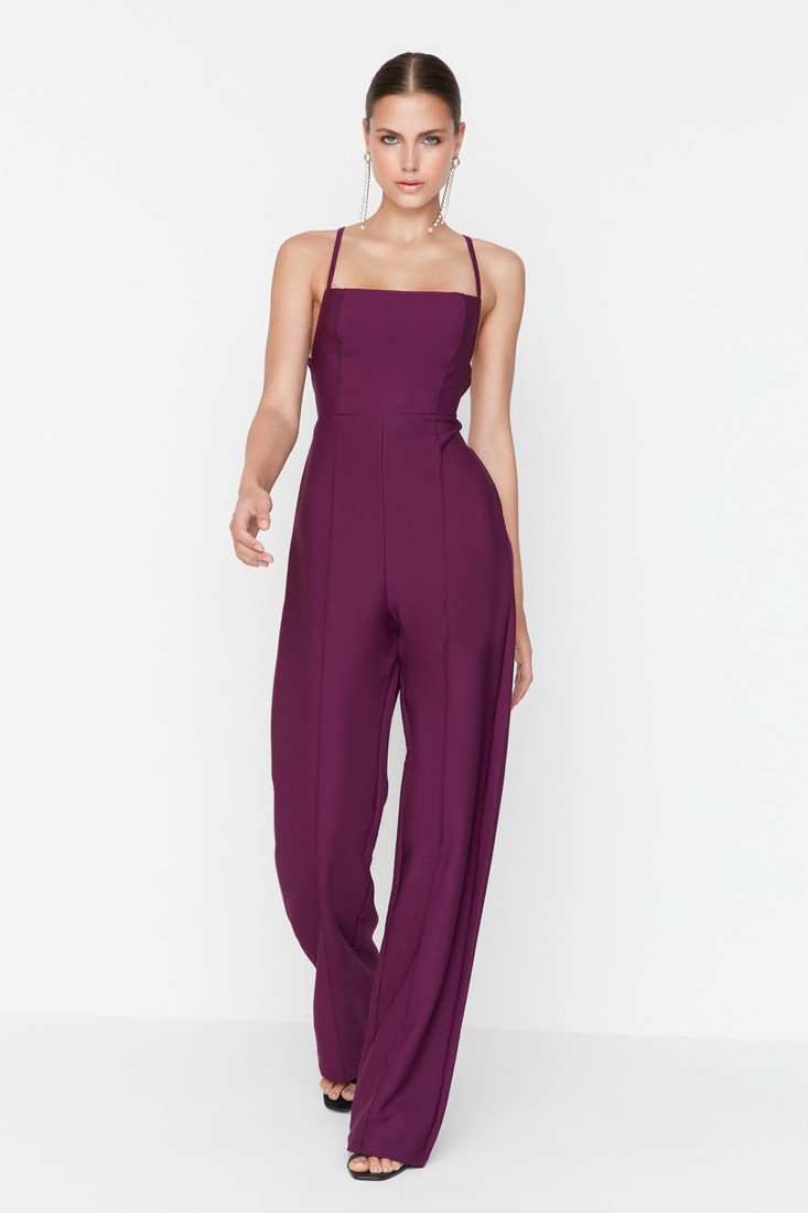 Trendyol Jumpsuit - Purple - Regular fit